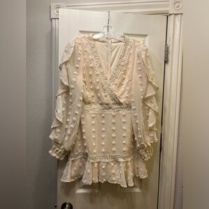Donnée par dieu dress cream ivory dress S